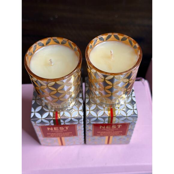 Bundle of two nest candles 2 oz each sparkling cassis - Picture 2 of 3